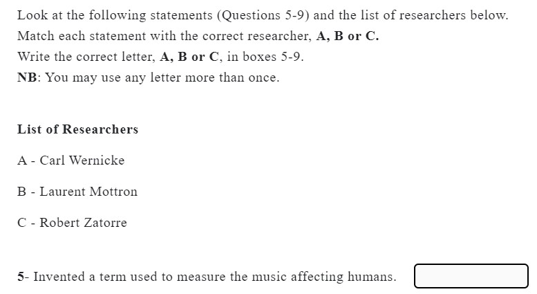 IELTS Exam Reading Practice Master All Question Types in Reading-Matching Features Practice Test - Image 3 - Image 3 - Image 3